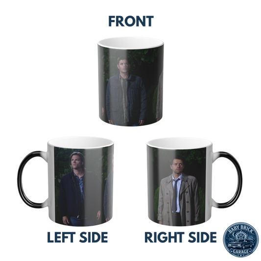 Dean, Sam, & Cas Heat Revealing Mug